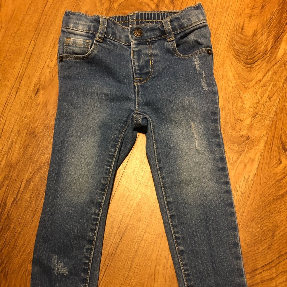 Denim skinny jeans
